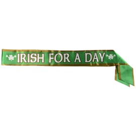 Irish For A Day Satin Sash Party Accessory (1 count) (1/Pkg)