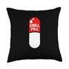 Chill Pill Throw Pillow