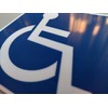 Disabled Facilities (Wheelchair) Mark, Removable From Inside Window, Suction Cup