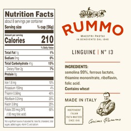 Rummo Italian Pasta Linguine No.13, Always Al Dente (16 ounces)