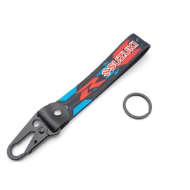 MELD Motorcycle Key Chain Key Ring Tag Label Keychain Car Auto Accessories for Suzuki GSXR 600 750 1000 GSX1300R GSF 650 Black, Black, Medium
