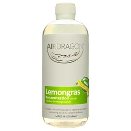 AIRDRAGON® Lemongrass • For any catalytic lamp • No artificial fragrances • 500 ml premium natural room fragrance