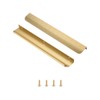 Satanga 10 Pack 10 Inch Hole Center Brushed Brass Cabinet