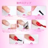 Saviland Nail Tips Kit 500pcs Nail Tips Glue Gel Kit