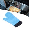 Silicone Oven Mitts with Cotton Heat Insulated Anti Scalding Baking