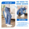 Fanwer Metal Long Shoe Horn with Dressing Stick - Shoe