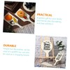 OHPHCALL 6Pcs Wooden Cutting Board DIY Tiny Chopping Board for