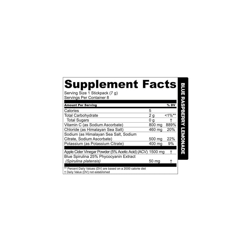 Essential Elements Hydration Packets - Blue Raspberry Pack - Sugar