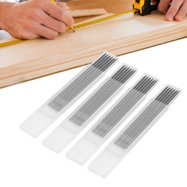 24 Pieces Carpenter Pencil Refills, 3 Colors Choice Long Lasting Long Nosed Deep Hole 2.8mm Refills, Mechanical Pencil Refills for Woodworking, Construction, Sketching (Black)