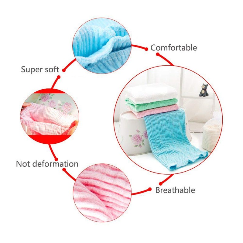 6Pack Baby Organic Cotton Baby Belly Button Band Umbilical Hernias