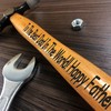 Fathers Day Gift for Dad Engraved Hammer Best Dad Gift