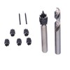 9Pcs Spot Weld Cutter Set Stainless Steel Efficient Industrial Professional