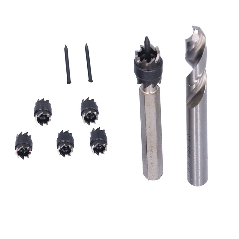 9Pcs Spot Weld Cutter Set Stainless Steel Efficient Industrial Professional