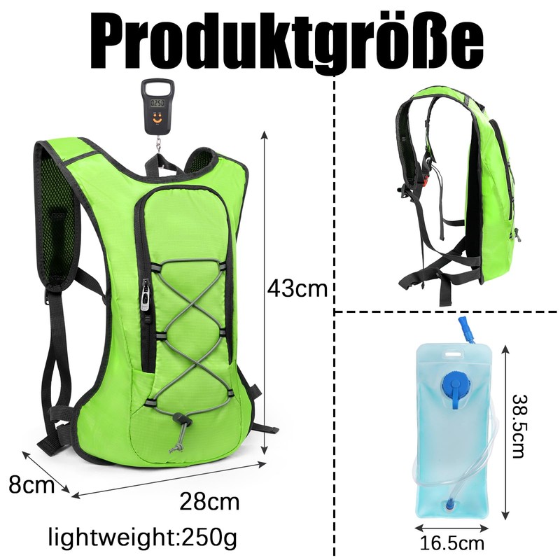 Lollanda Bicycle Backpack, Hiking Backpack, Small, Waterproof Backpacks for Men