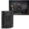Battery Power Plate V Mount Adapter with D Tap Output