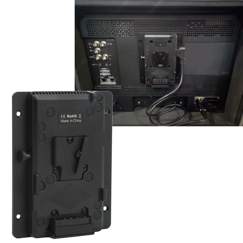 Battery Power Plate V Mount Adapter with D Tap Output