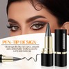 Gel Eyeliner Stift Matt Weiß, Wasserdicht Creme Eyeliner Wischfester, Schnell