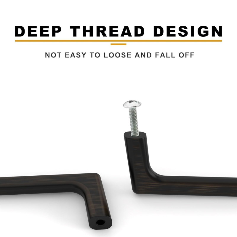 Asidrama 10 Pack 5 Inch(128mm) Oil Rubbed Bronze Cabinet Pulls