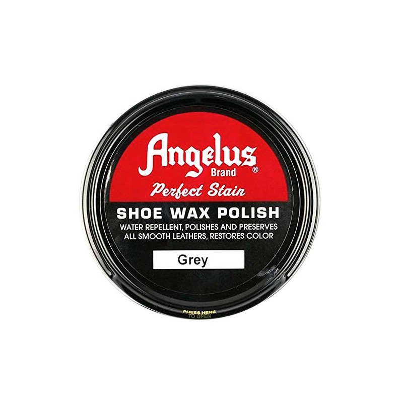 Angelus Shoe Wax Leather Polish Grey 3 Oz.