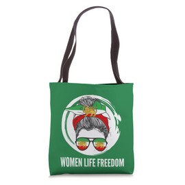 Iranian Flag, Support Women of Iran Azadi IRANIAN REVOLUTION Tote Bag