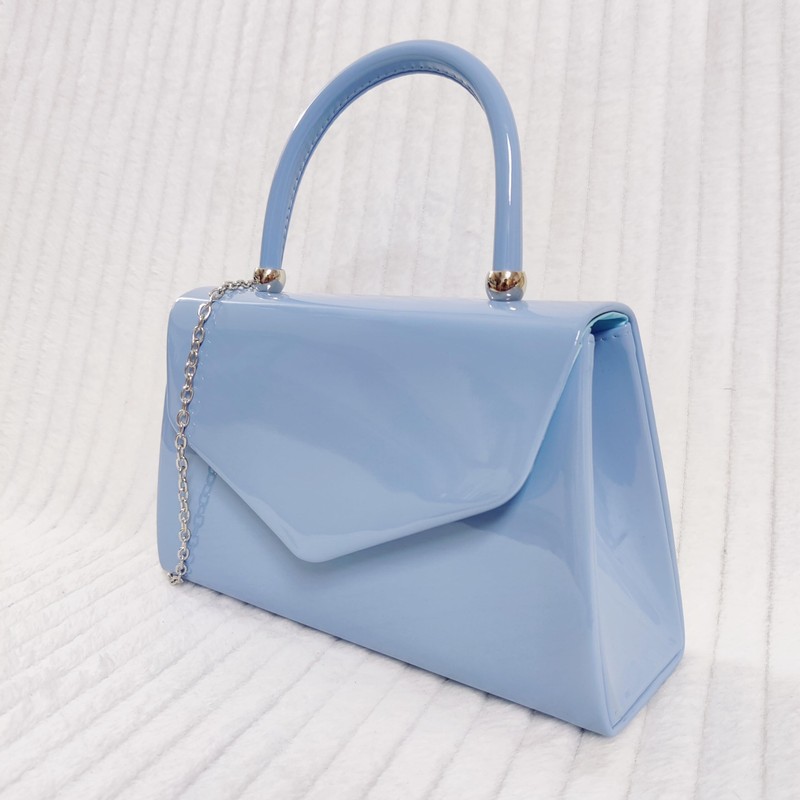 fi9® BNWT Retro Patent Leather Bridal Wedding Evening Bag Party