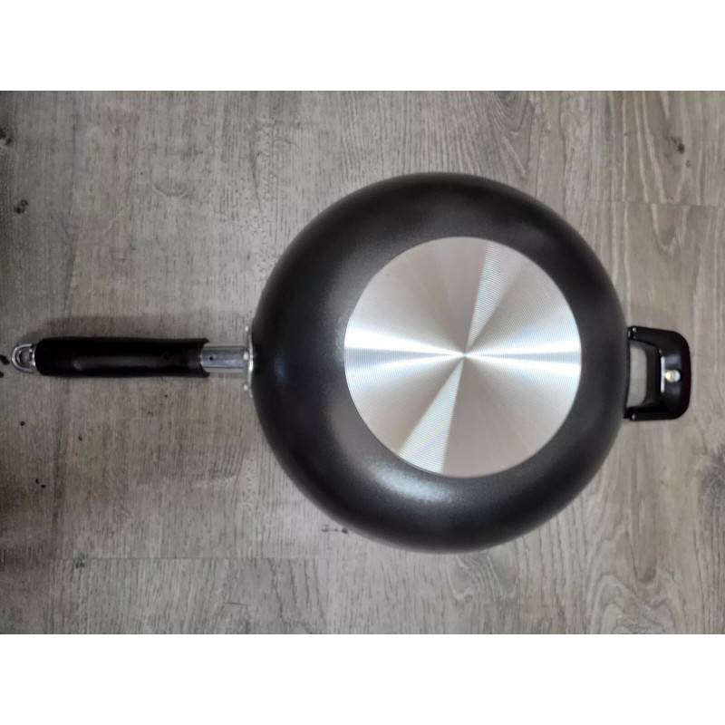 Leaderware Marble Coated Aluminum Nonstick Wok pan, 12-inch / 30CM