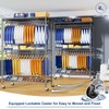 ULIFHOME P8 Heavy Duty Clothes Rack（With Extended Width Design） Rolling