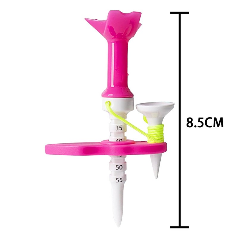 ANCLLO Outdoor Golf Tee,Height Adjustable Stable Golf Tees,83mm Long Golf