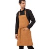 Chef Works Men's Rockford Bib Apron, Nutmeg