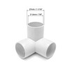 QWORK 3 Way 1/2" Tee PVC Fitting Elbow, 20 Pack