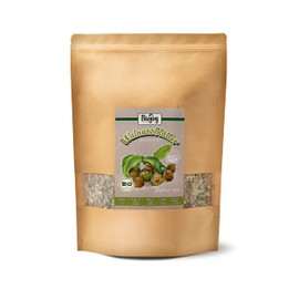 Biojoy Organic Walnut Leaf Tea (500g), Dried and Sliced (Juglans Regia)
