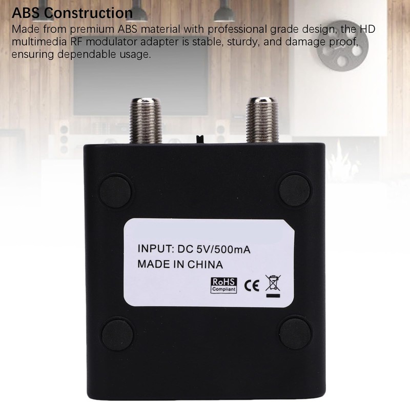 ASHATA HDMI RF Modulator Coax Converter, HDMI Modulator HDM61 1080P