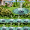 GAIZERL 3.5W Solar Fountain with Battery - Work On Cloudy