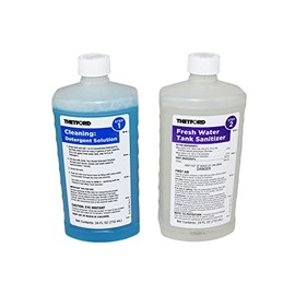 Thetford Fresh Water Tank Sanitizer Detergent and Sanitizer Treatment, 2 x 24 oz bottles - Thetford 36662