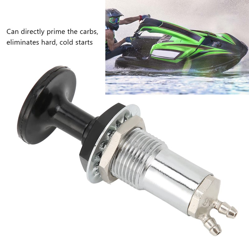 ATV Fuel Plunger Pump, Fuel Primer Copper ABS Heat Resistant