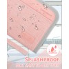 Looxmeer Passport Hanging Bag for Women Men Girls Kids, pink,