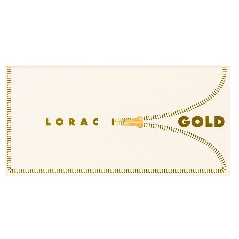LORAC Unzipped Matte & Glitter Eyeshadow Palette, Gold | Cruelty