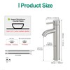 VOTON Vessel Sink Faucet Chrome Modern Tall Bathroom Faucets Single