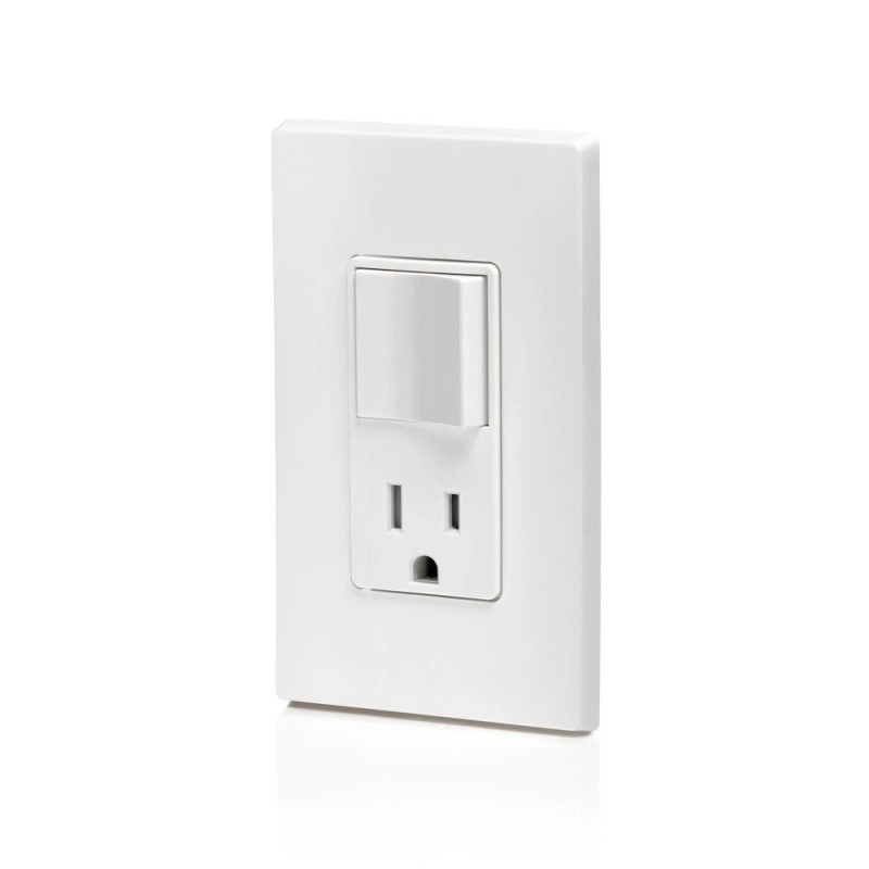 Leviton 15 Amp Decora Tamper Resistant Rocker Switch and Receptacle
