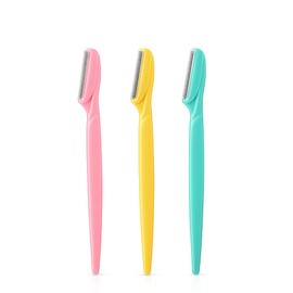 M MAGIC GOLD Dermaplane Razor for Women Face – Eyebrow Razor & Facial Hair Remover with Protective Cover – Reusable Dermaplane Facial Razor for Smooth, Flawless Skin