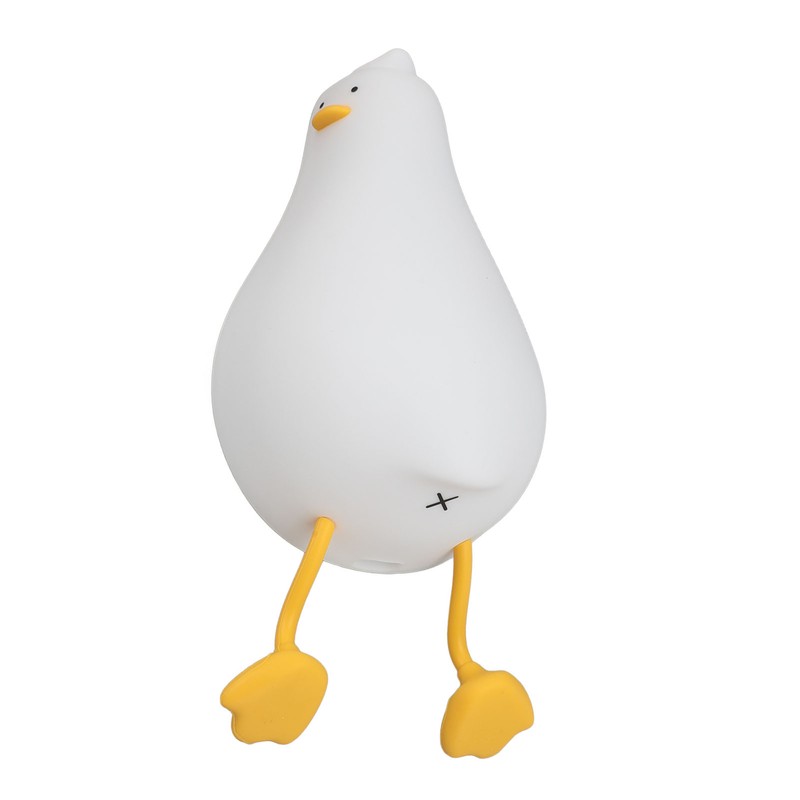 Duck Sleep Lamp Silicone Cute Animal Shaped USB Rechargeable Mini