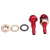 Windshield Washer Nozzle 2pcs Universal Aluminum Alloy Car Front Sprayer