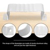 Gutter Downspout Adapter to Drain Pipe with Straps, 3" x