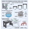 Adjustable Elevated Pet Feeder for Dogs and Cats – 3