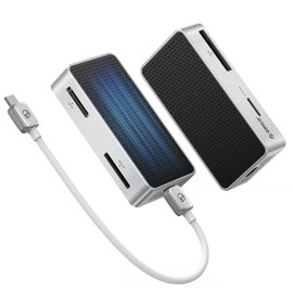 ORICO CFexpress Type B Card Reader 1500MB/s for 8k Video with CFexpress Type A and SD/TF4.0 Card Adapter 4-in-1 Simultaneous Reading Thunderbolt™ Chip Compatible Sony/Canon/Nikon/Fuji-M4DK