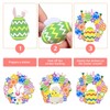8 Pieces Easter Wreath Crafts Set, DIY Spring Decoration Easter