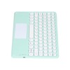 Touch Wireless Keyboard Round Keycaps Ergonomic Design Ultra Thin Smart