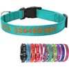 Collar de Perro Nylon Reflectante con Nombre Personalizado Collar Perro