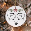 Minimal Dog Christmas Ornament:_#9 Australian Shepherd