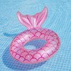 Inflatable Mermaid Swimming Ring PVC Mermaid Tail Tubes Water Party